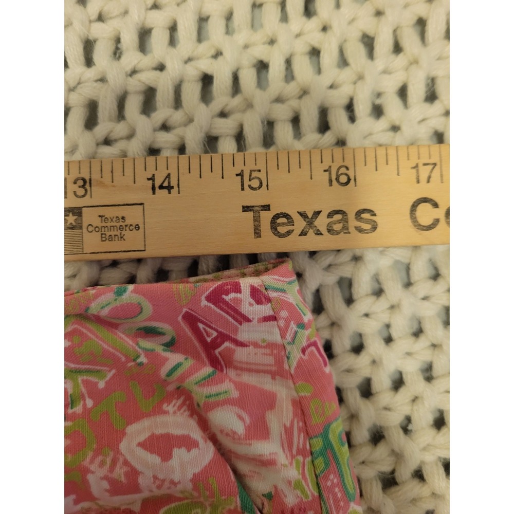 Lilly Pulitzer Originals Roslyn Pink and Green Floral Skirt, Sz. 4 Women's Vaca - Picture 4 of 12